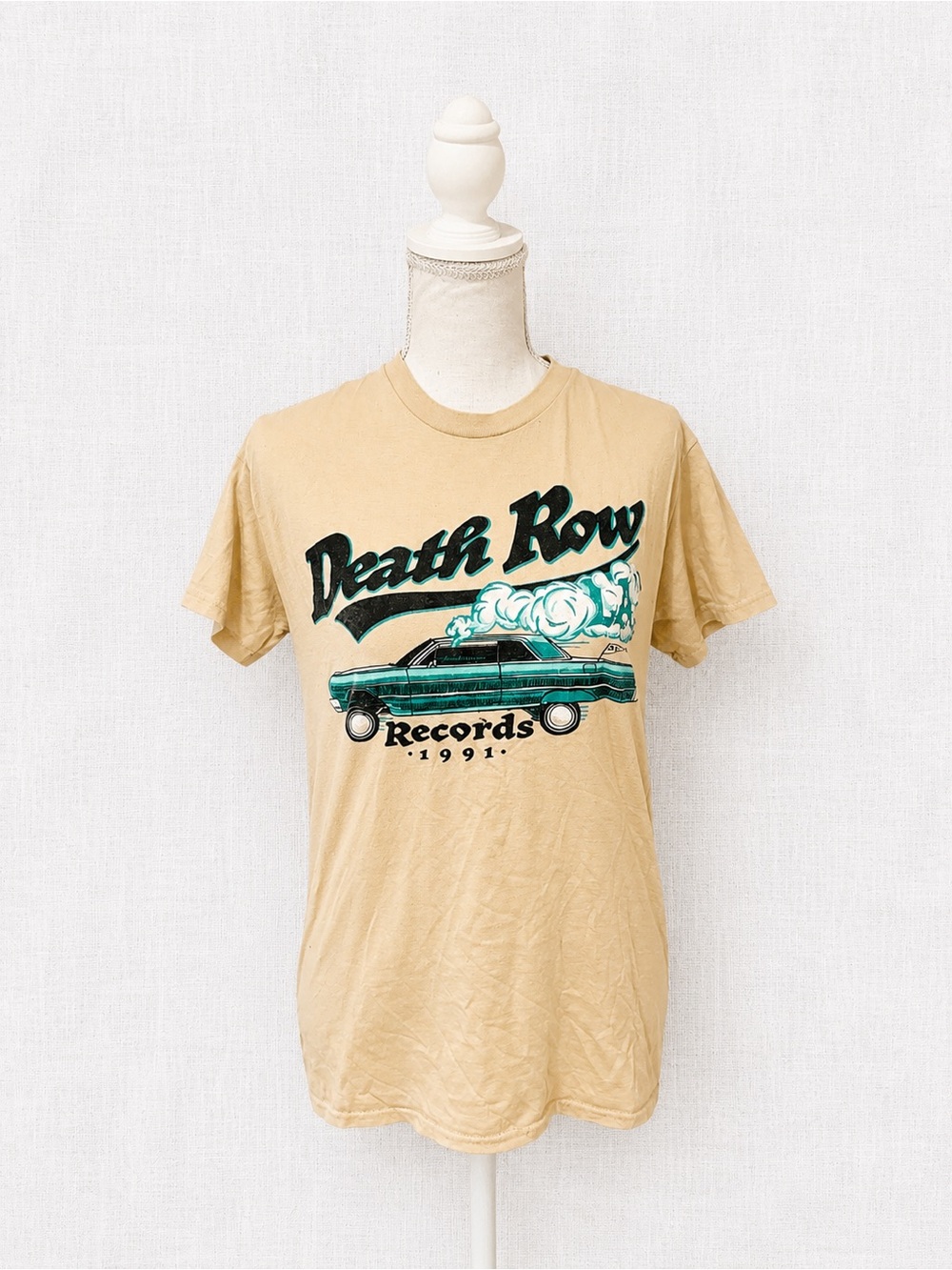 Death Row Records Graphic Tee - Tan
